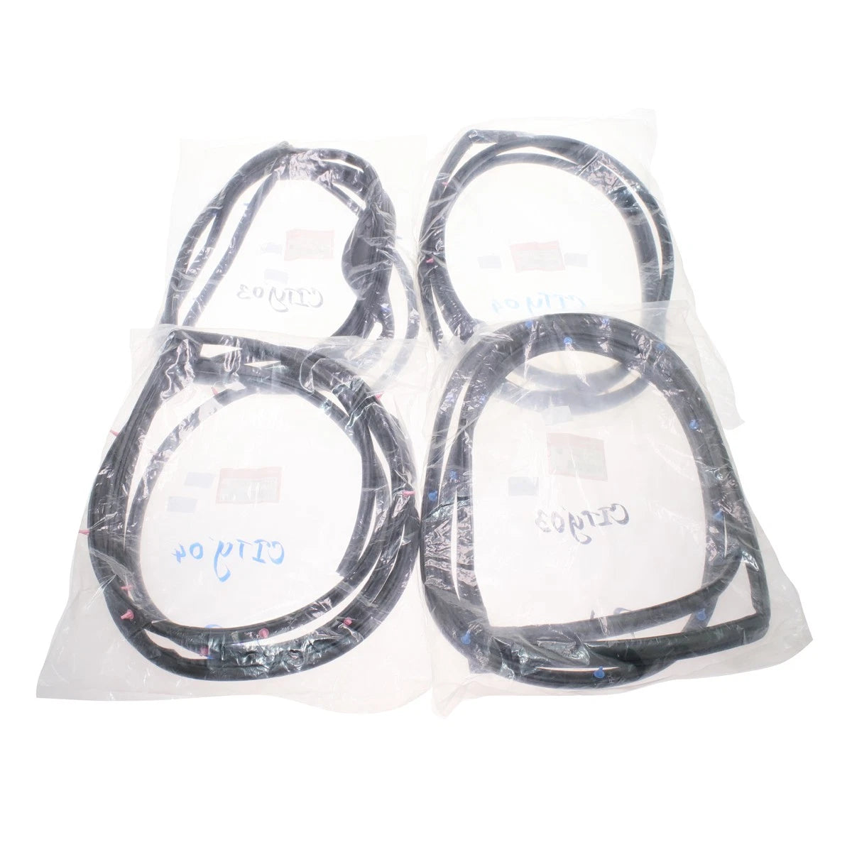 Door Weatherstrip Set for Honda Fit Aria City 4-Door 2003-2008