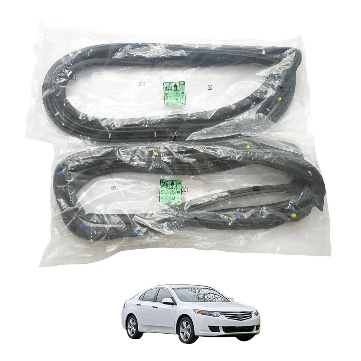 Front Door Weatherstrip Set for Honda Accord 2007-2012