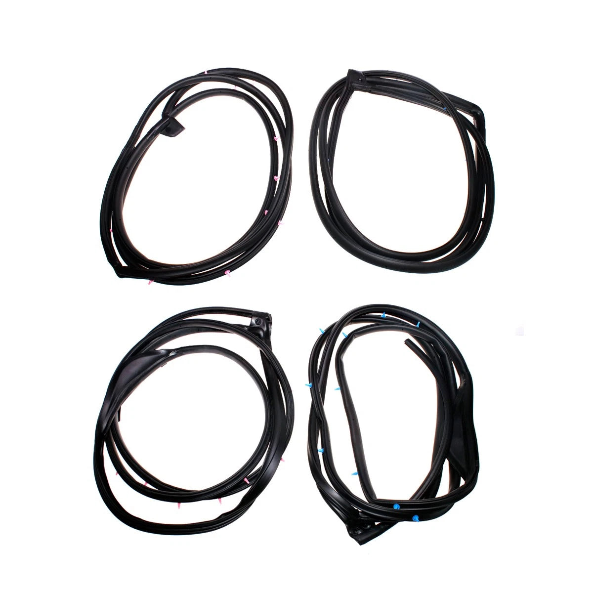 Front Rear Door Weatherstrip for Honda Fit Aria City Sedan 2003-2008