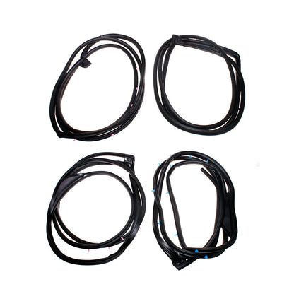 Front Rear Door Weatherstrip for Honda Fit Aria City Sedan 2003-2008