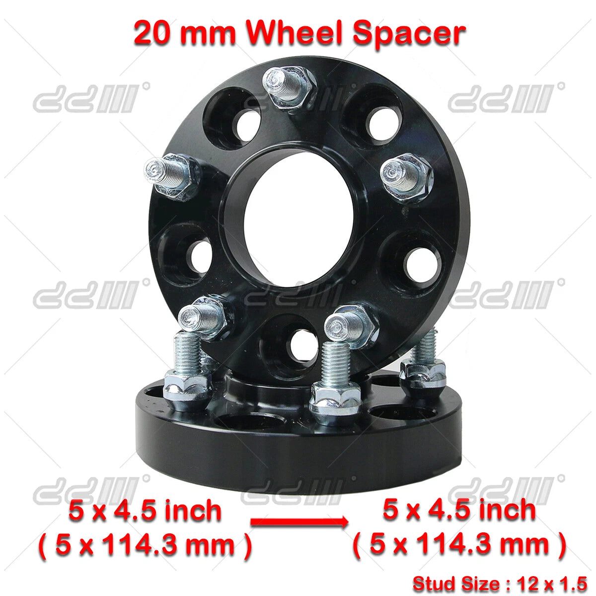 (2) 20mm Hub Centric Wheel Spacers for Mazda 3, 6, CX-3, CX-30, CX-5, CX-9 (2004-2023)