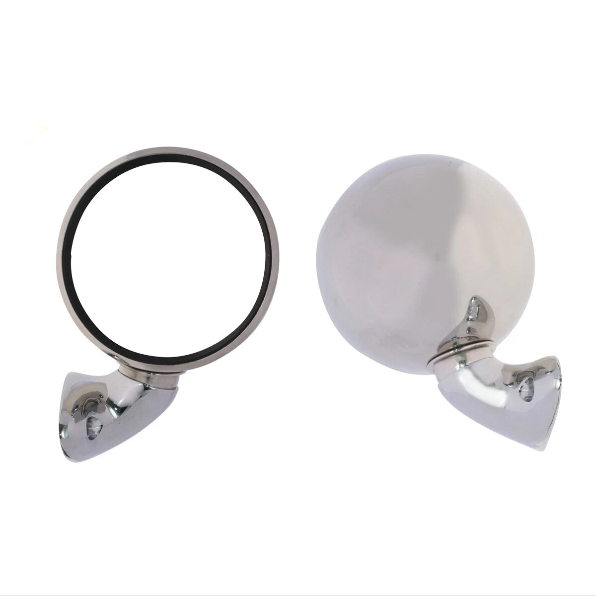 Chrome Fender Mirrors x2 for Datsun Nissan S30 Fairlady Z 240Z 260Z 280Z 1969-1978