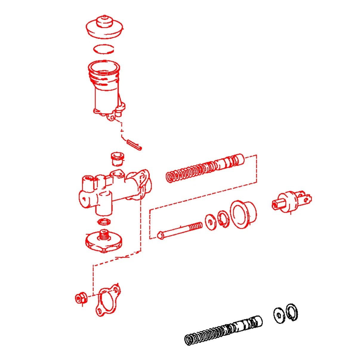 Clutch Master Cylinder for Toyota Cami/Daihatsu Terios 1.3L 2000-2005