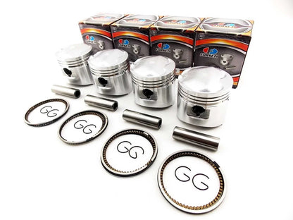 0.5mm O/S FORSETI Piston Set 62.5mm Rings & Clips for Honda CB750F (1979-1982)