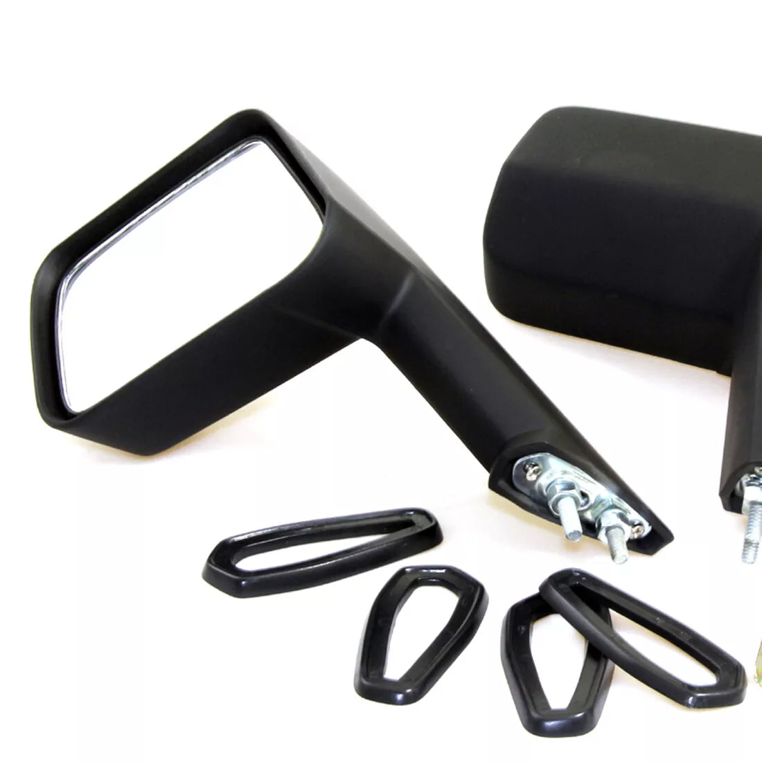 Black Fender Mirror x2 for Honda Accord Hatchback 1976-1981