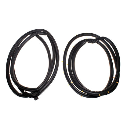 Front Door Weatherstrip Set for Honda Accord DX LX Sedan 1994-1997