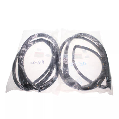 Rear Door Weatherstrip Seal Set for Honda Accord Sedan 1990-1993