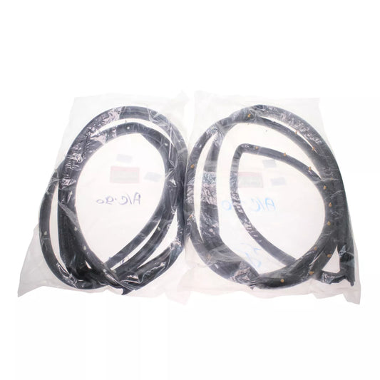 Rear Door Weatherstrip Seal Set for Honda Accord Sedan 1990-1993
