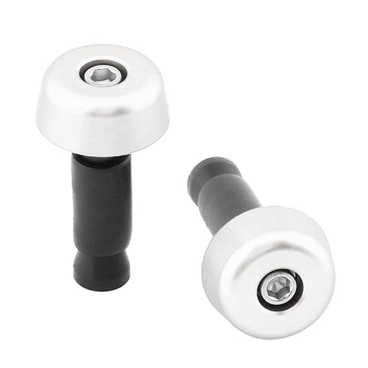 0.5in Handlebar Hand Grips & End Caps for Universal Motorcycle (N/A)