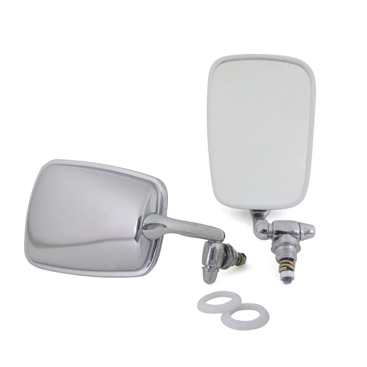 Chrome Door Mirrors x2 for Volkswagen Beetle 1938-1979