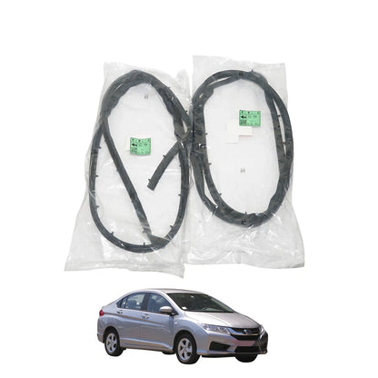 Door Roof Weatherstrip Seal Set for Honda City 6th Gen GM4-GM9 2014-2020