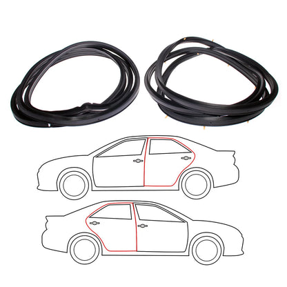 Door Weatherstrip Set for Daihatsu Mira Hatchback L80 Cuore Handi Miracab