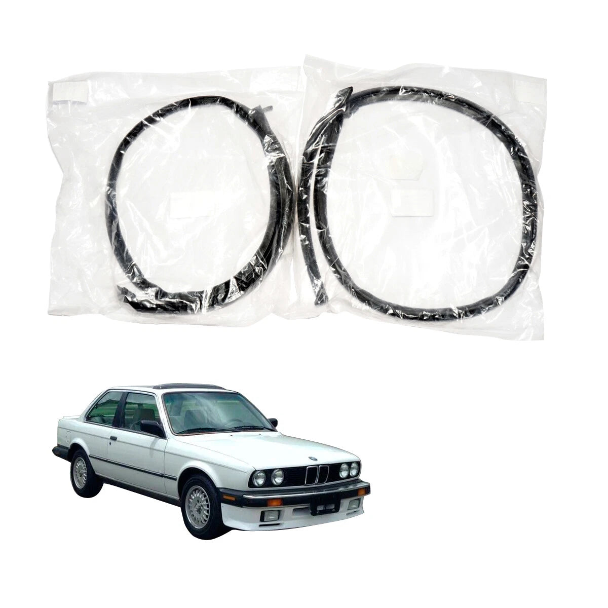 Front Door Gasket Weatherstrip for BMW 3 Series M3 E30 318is 320is 325iX 1982-1994