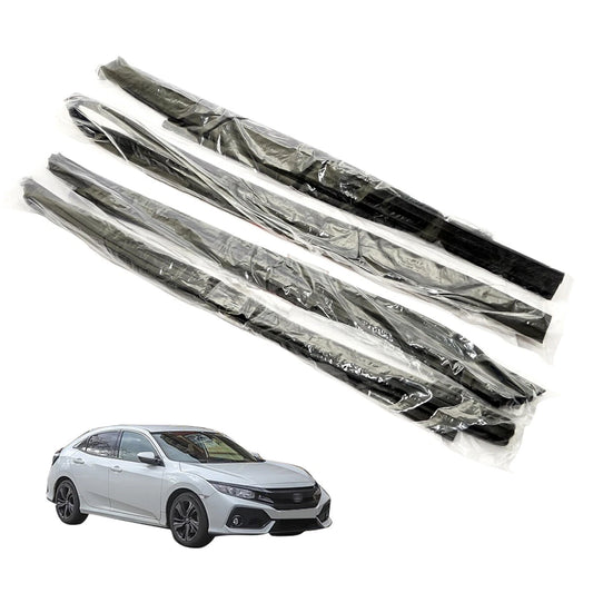 Front Rear Door Glass Run Channel for Honda Civic 4D 2012-2015