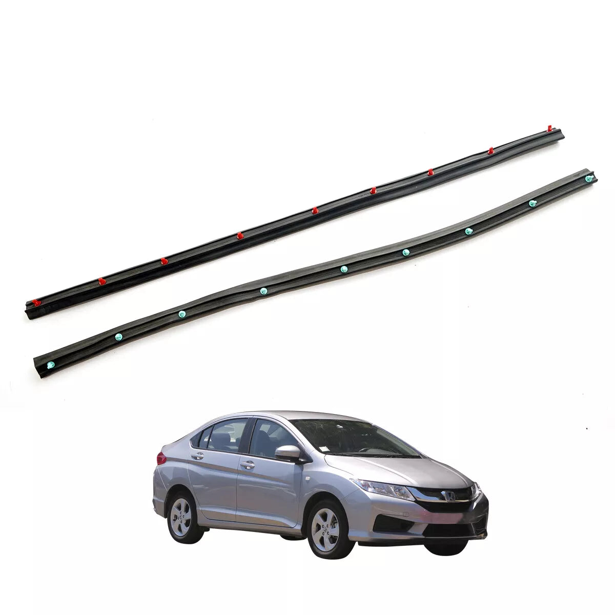 Front Door Sub-Seal Rubber for Honda City Sedan 2014-2020