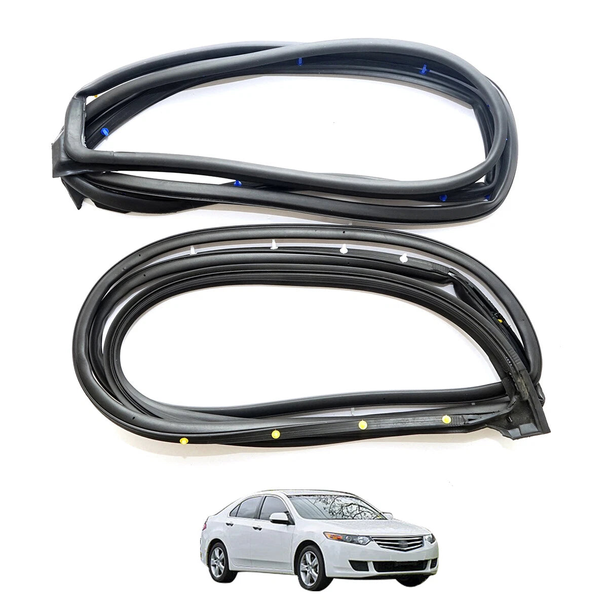 Front Door Weatherstrip Set for Honda Accord 2007-2012