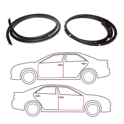 Front Door Weatherstrip Set for Nissan Sylphy/Almera/Pulsar 2000-2005
