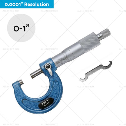 0-4in Outside Micrometer Set with Calibration Standards Tool