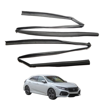 Rear Door Glass Run Channel for Honda Civic 2017-2020