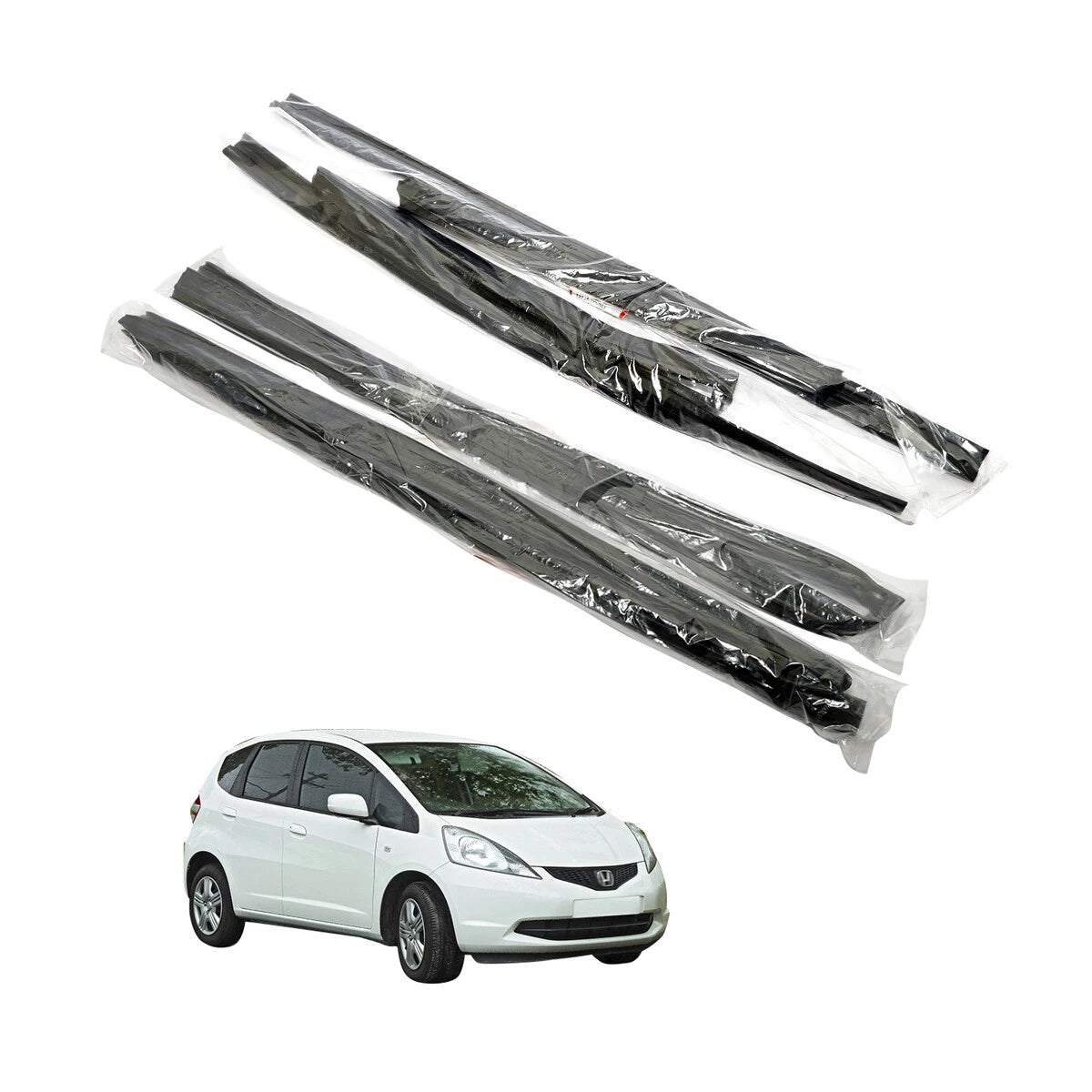 Door Glass Run Channel Set for Honda Fit 2009-2013