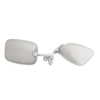 Chrome Door Mirrors x2 for Volkswagen Beetle Bug 1938-1979