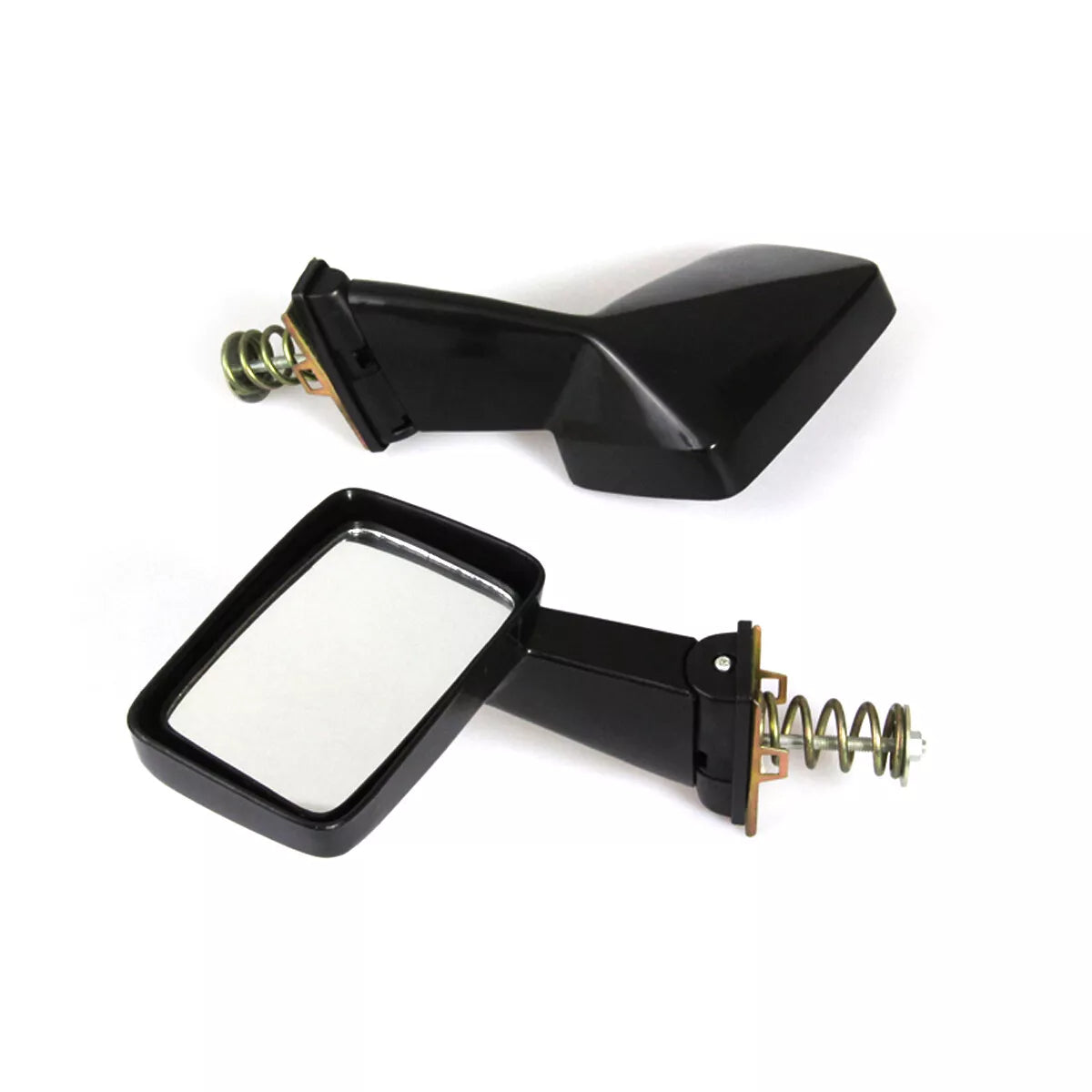 Black Square Fender Mirror x2 for Honda Accord SE Sedan 1976-1981