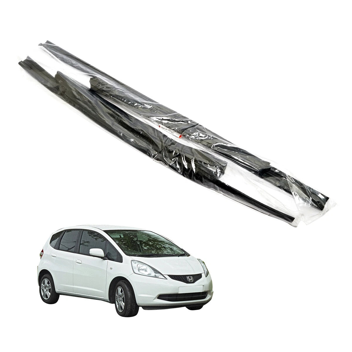 Rear Door Glass Run Channel x2 for Honda Fit 2009-2013