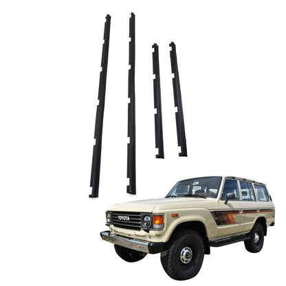 Door Glass Weatherstrip for Toyota Land Cruiser J60 FJ60 HJ61 1980-1990