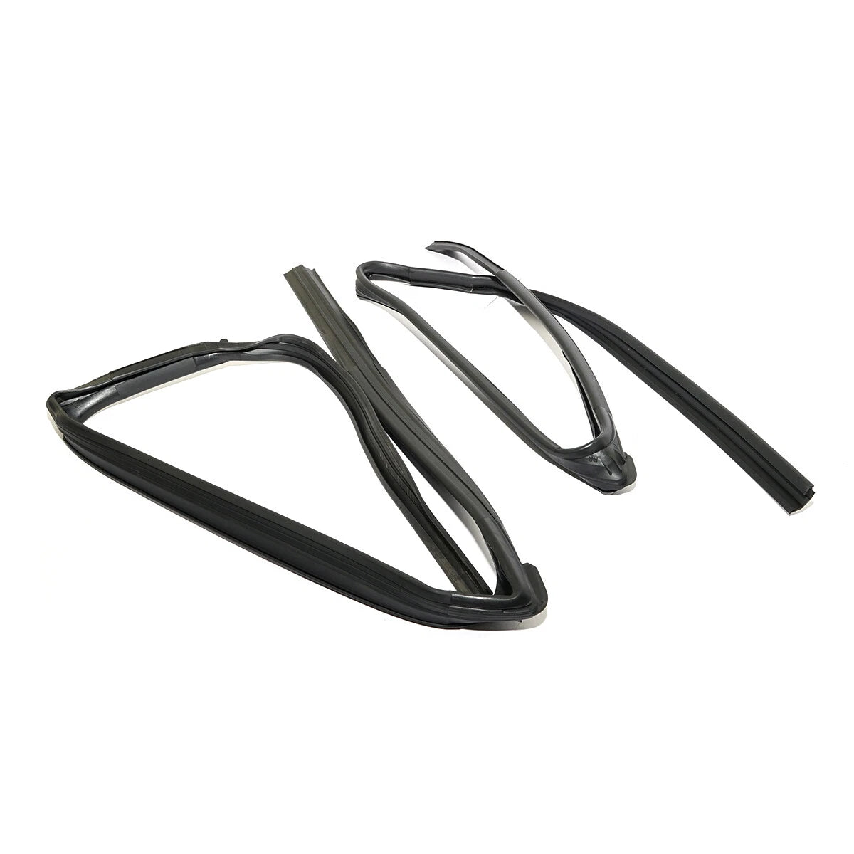 Rear Door Glass Run Channel Set for Honda Fit Jazz 2015-2020