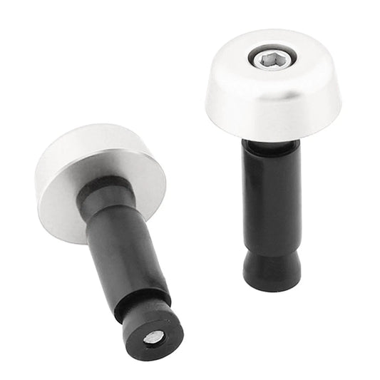 0.5in Handlebar Hand Grips & End Caps for Universal Motorcycle (All Years)
